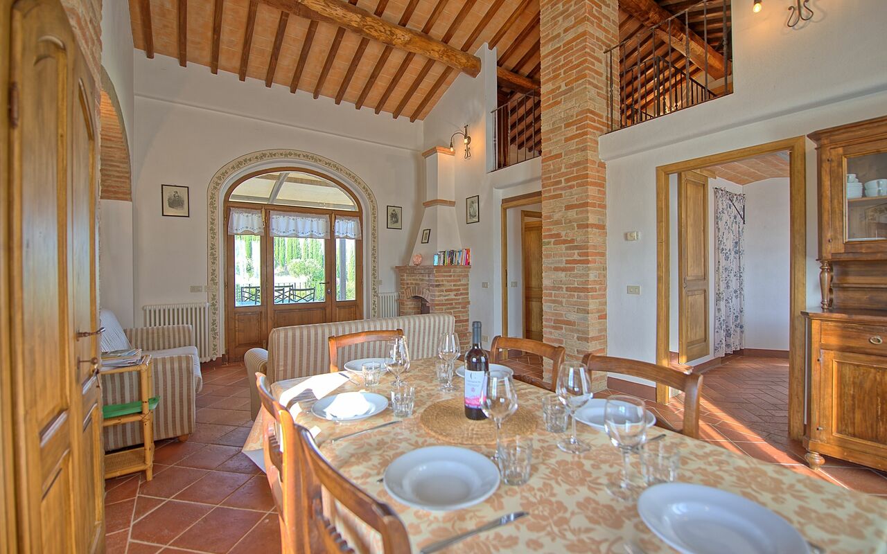 Accommodatie San Donnino 6: Lunchroom, Woonkamer