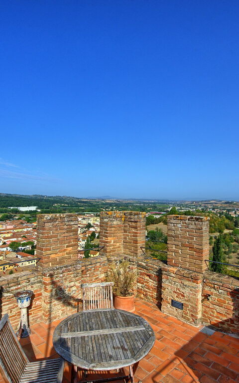 Certaldo: Balkon / terras / patio, Keer bekeken
