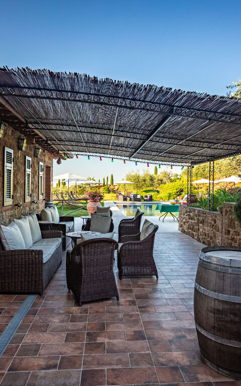 Villa Amadeo: Balkon / terras / patio, Buitenkanten, Buitenshuis