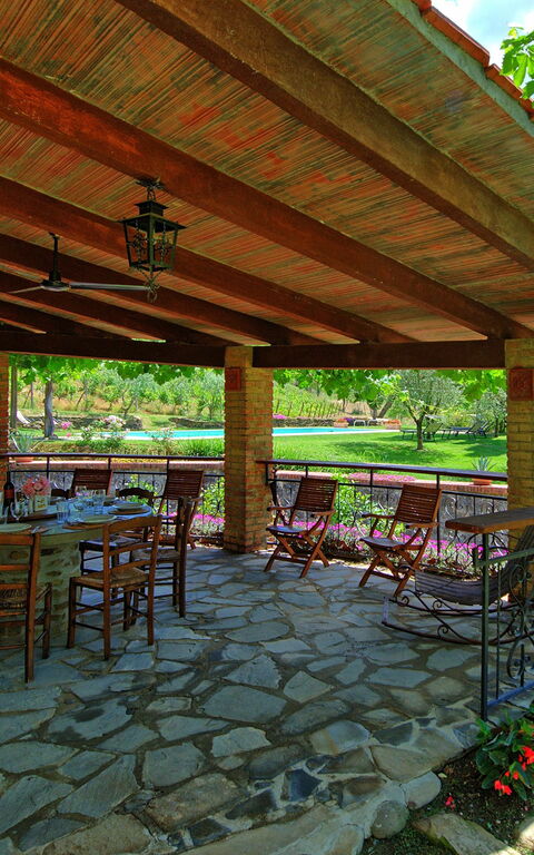 Villa Lo Scoiattolo: Balkon / terras / patio