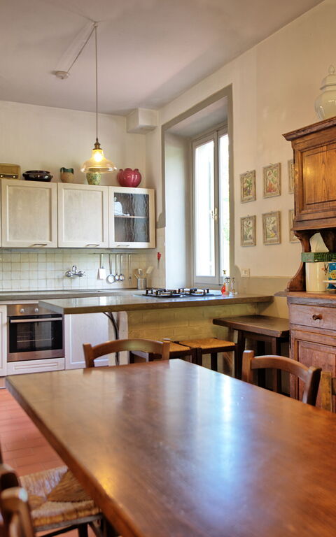 Villa Lo Scoiattolo: Keuken, Lunchroom