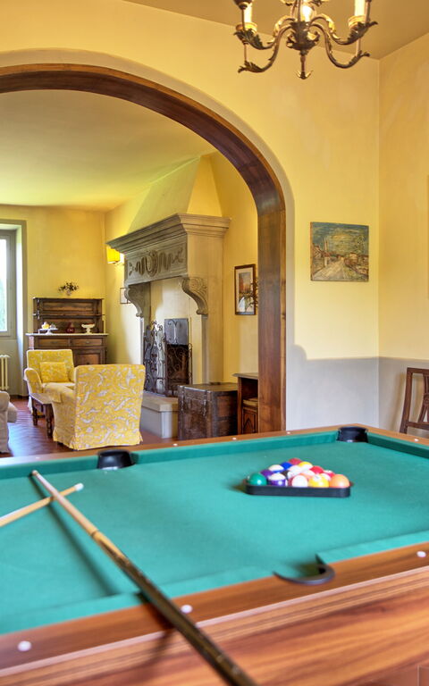 Villa Lo Scoiattolo: Woonkamer