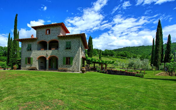 Villa Lo Scoiattolo: Buitenshuis, Tuin