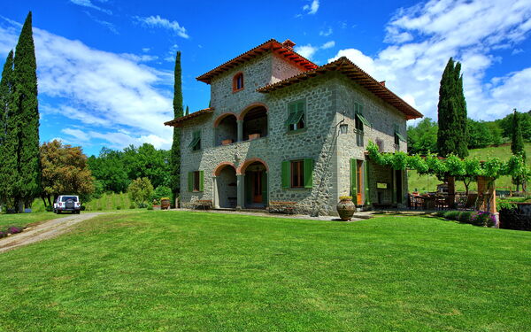 Villa Lo Scoiattolo: Buitenshuis, Tuin