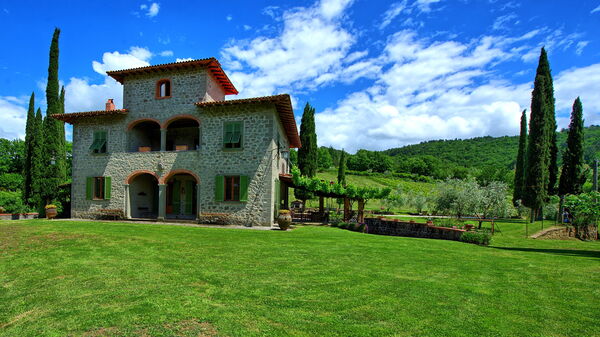 Villa Lo Scoiattolo: Buitenshuis, Tuin