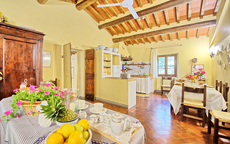 Villa Elisa: Keuken, Lunchroom