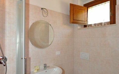Accommodatie Pienza c: Badkamer