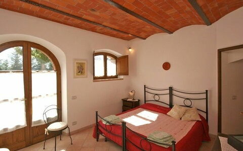Accommodatie Pienza a: slaapkamer