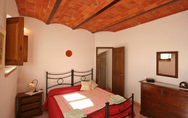 Accommodatie Pienza a: slaapkamer