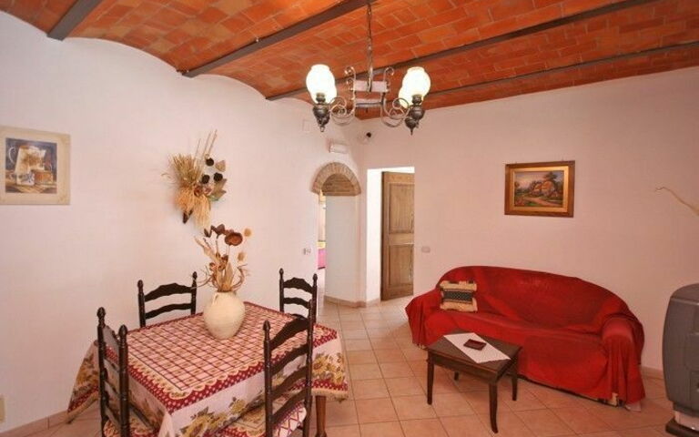 Accommodatie Pienza a: Keuken, Lunchroom, Woonkamer