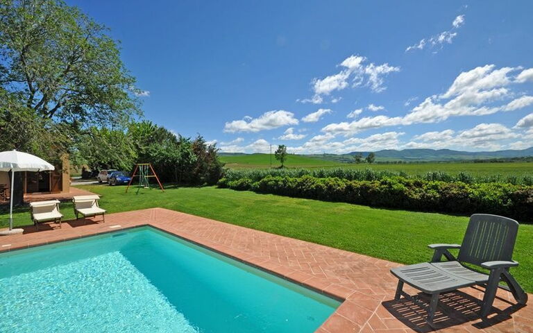 Pienza: Tuin, zwembad
