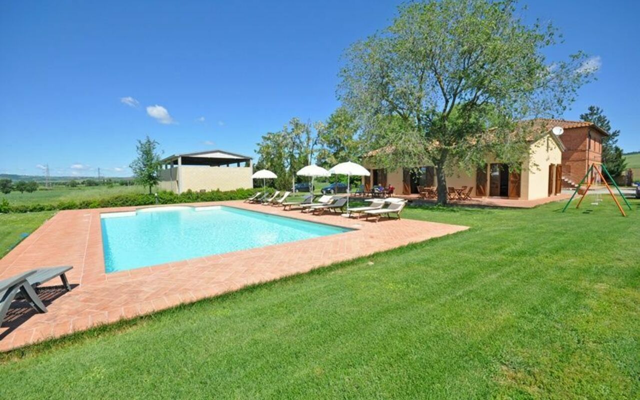 Pienza: Tuin, zwembad