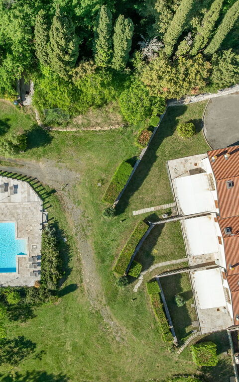 Le Querciolaie with Geothermal Pool: Keer bekeken, Tuin, zwembad