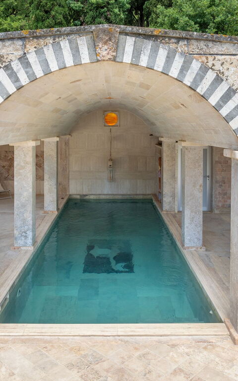 Le Querciolaie with Geothermal Pool: bubbelbad, Buitenshuis, zwembad