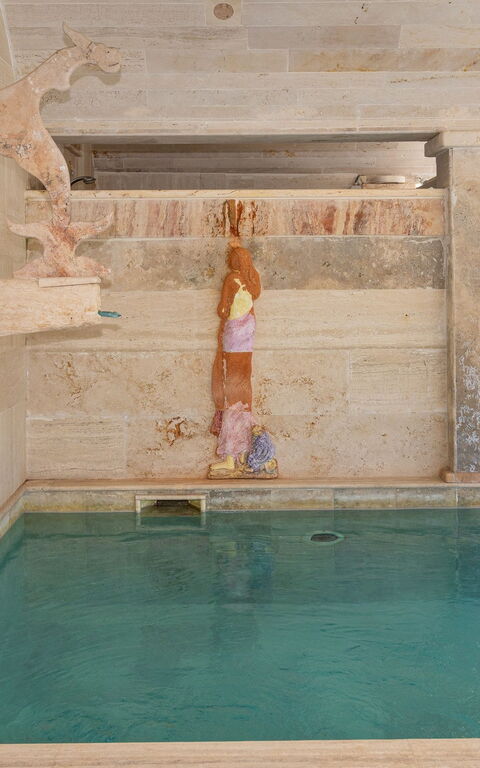 Le Querciolaie with Geothermal Pool: bubbelbad, Buitenshuis, zwembad