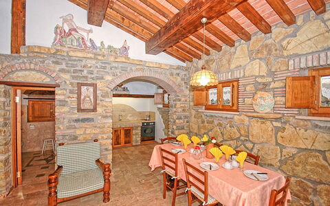 Accommodatie Adamo Ed Eva: Keuken, Lunchroom, Woonkamer