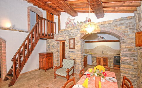 Accommodatie Adamo Ed Eva: Keuken, Lunchroom, Woonkamer