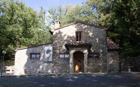 Accommodatie Boscaiolo: Buitenkanten, Buitenshuis