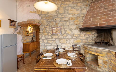 Accommodatie Boscaiolo: Keuken, Lunchroom
