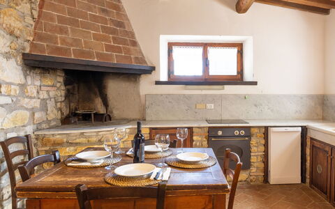 Accommodatie Boscaiolo: Keuken, Lunchroom