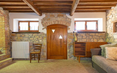 Accommodatie Boscaiolo: Woonkamer