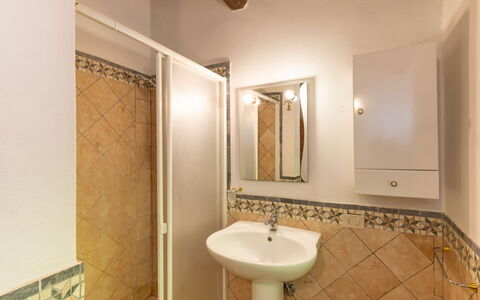Accommodatie Boscaiolo: Badkamer
