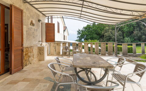 Accommodatie Dependance 1: Balkon / terras / patio