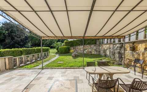 Accommodatie Dependance 2: Balkon / terras / patio, Buitenkanten, Buitenshuis