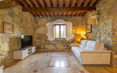 Accommodatie Fontana 1: Woonkamer