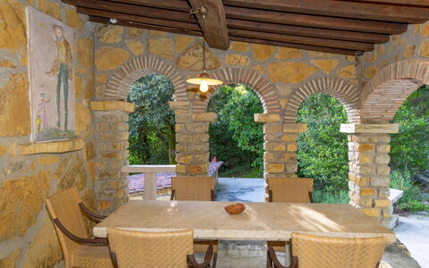 Accommodatie Fontana 1: Balkon / terras / patio