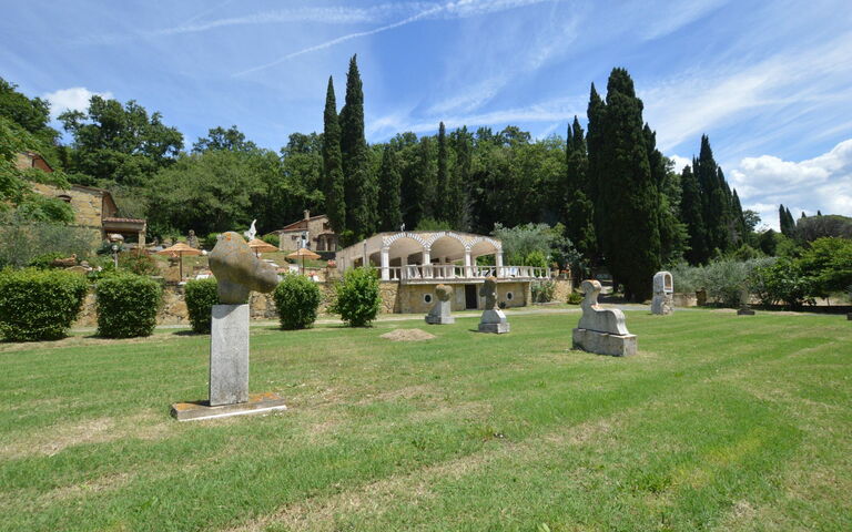 Le Querciolaie: Tuin