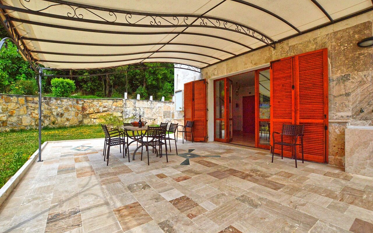 Accommodatie Dependance 1: Buitenkanten, Buitenshuis, Tuin