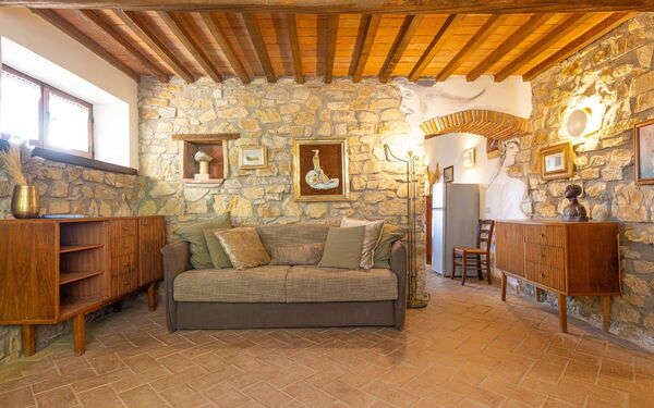 Accommodatie Boscaiolo: Woonkamer