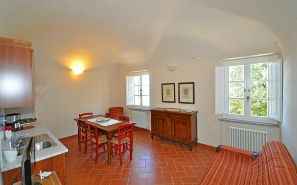 Accommodatie Dante 5: Keuken, Lunchroom, Woonkamer