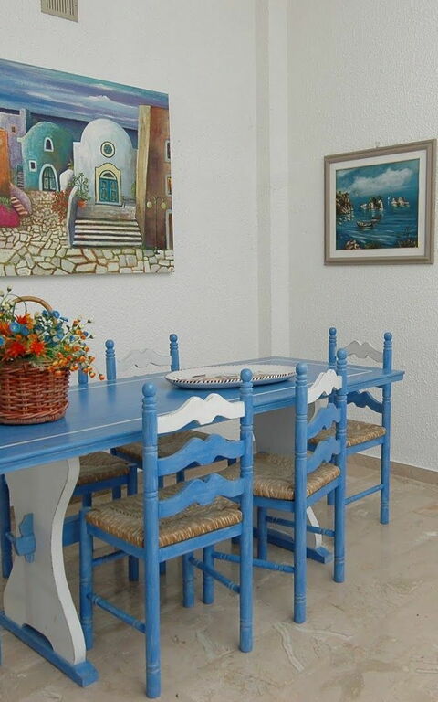 Villa Contrada: Lunchroom, Woonkamer