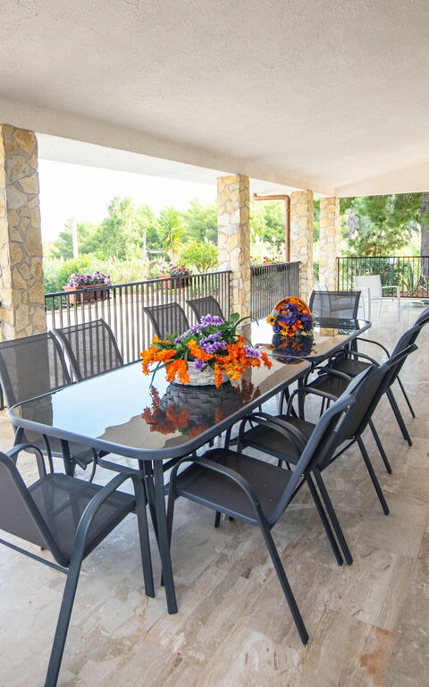 Villa Contrada: Balkon / terras / patio