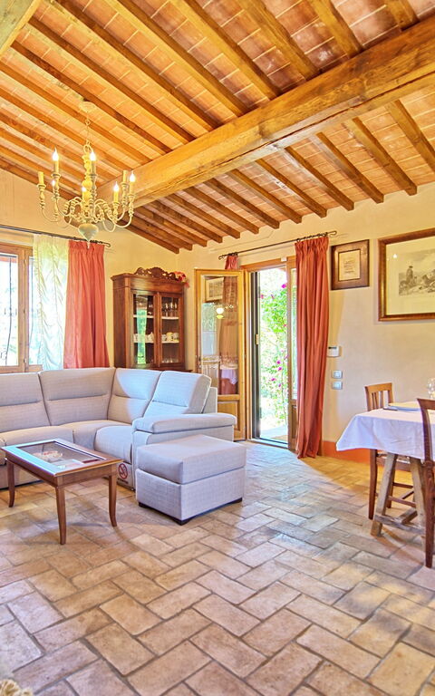 Casa Cipressi: Lunchroom, Woonkamer