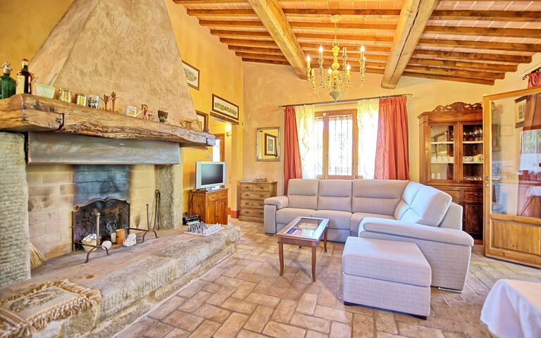 Casa Cipressi: Lunchroom, Woonkamer
