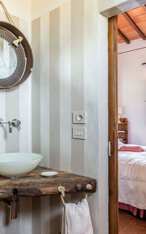 Villa Castiglione: Badkamer, slaapkamer
