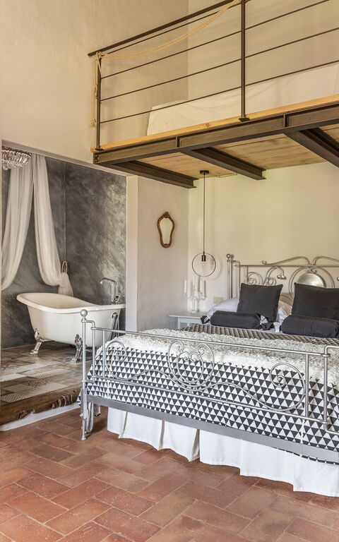 Villa Castiglione: slaapkamer