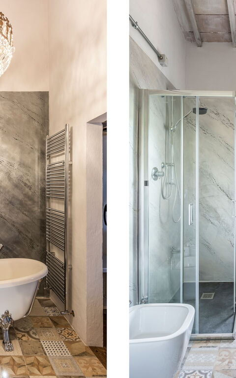 Villa Castiglione: Badkamer