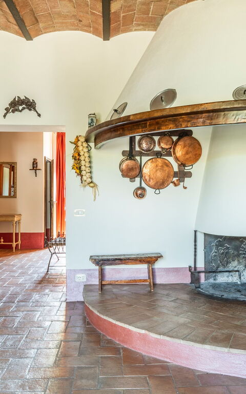 Villa Castiglione: Kamer details, Woonkamer