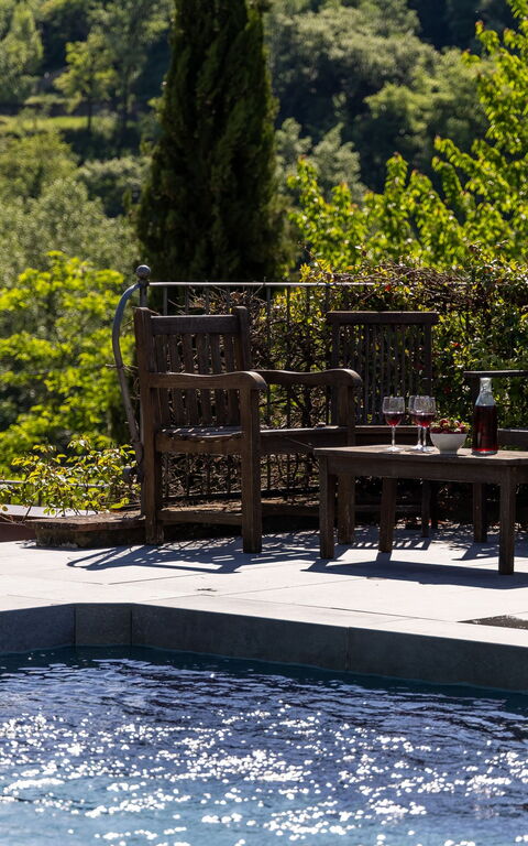 Villa Casentino: zwembad