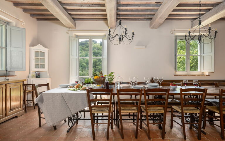 Villa Casentino: Lunchroom