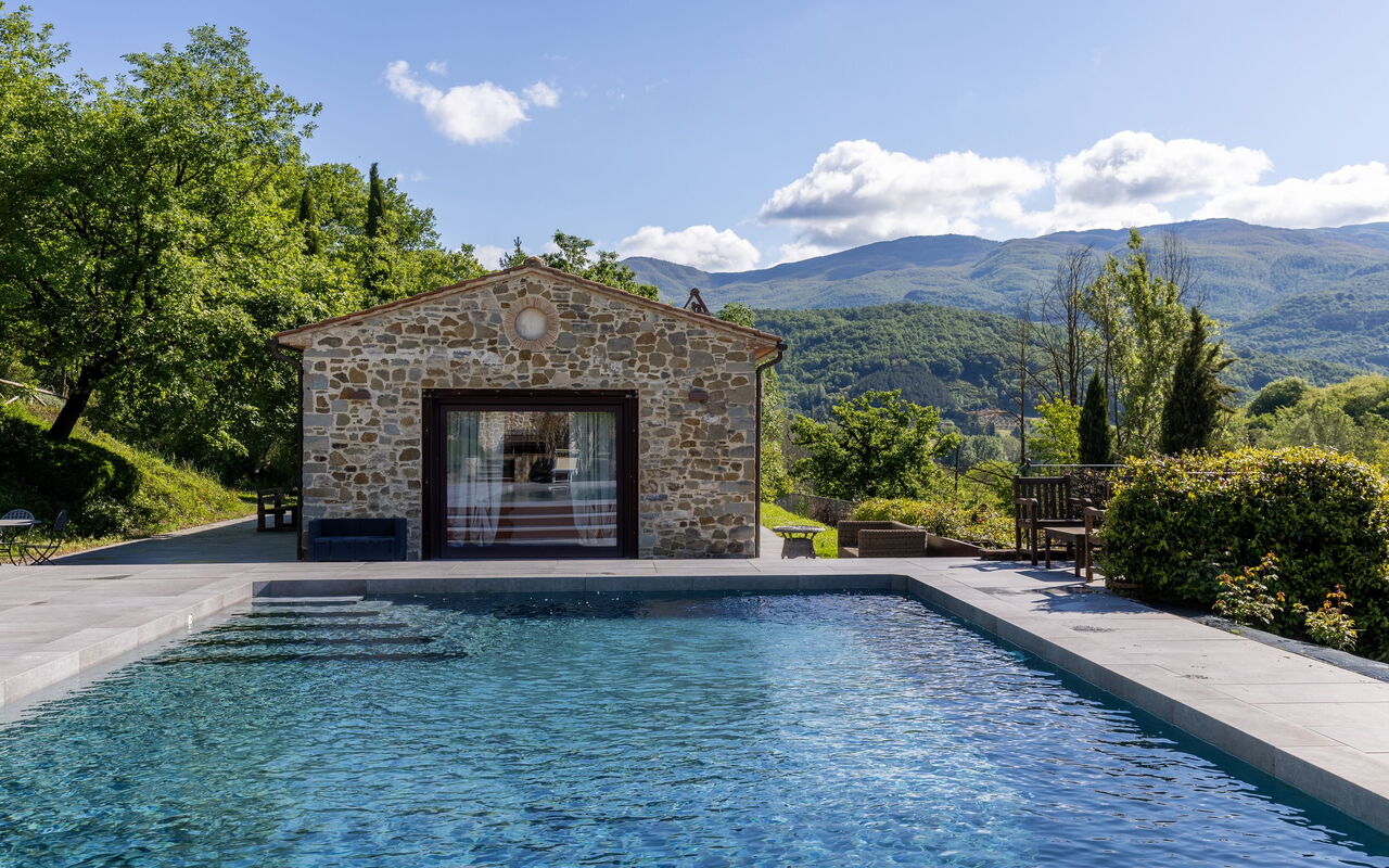 Villa Casentino: zwembad