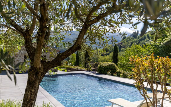 Villa Casentino: zwembad