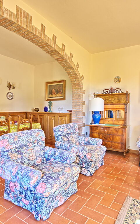 Casale Ambra: Lunchroom, Woonkamer