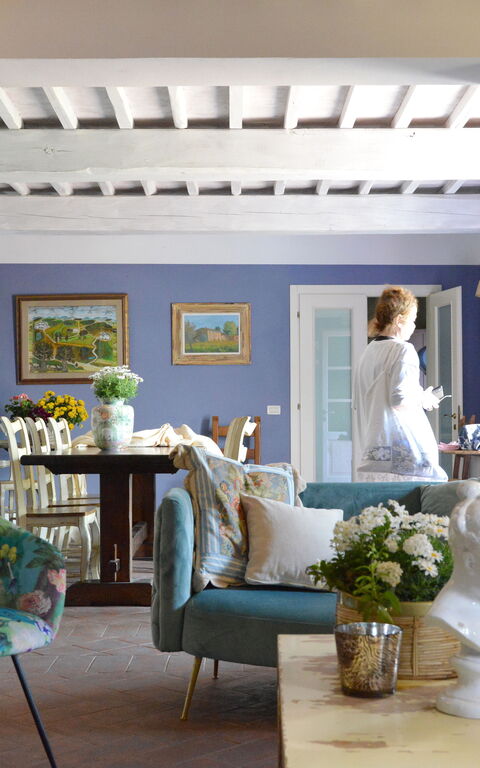 Villa Marginone: Woonkamer