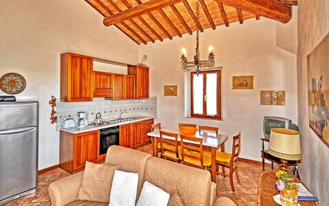 Accommodatie Vittoriana 4: Keuken, Lunchroom, Woonkamer