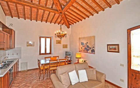 Accommodatie Vittoriana 4: Keuken, Lunchroom, Woonkamer